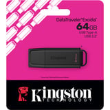 Kingston DataTraveler Exodia 64 GB, USB-Stick schwarz, USB-A 3.2 Gen 1
