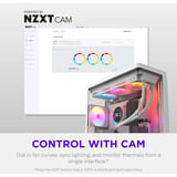 NZXT F360 RGB, Gehäuselüfter weiß, Reverse, 360 mm