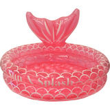 Splash & Fun Planschbecken Mermaid 90 x 55 cm, Schwimmbad 
