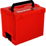 fischer L-BOXX FLB 374, leer, Werkzeugkiste rot/schwarz
