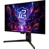ASRock PGO27QFS OLED, Gaming-Monitor 68.6 cm (27 Zoll), schwarz, QHD,HDMI, DP, FreeSync Premium Pro, 240Hz Panel