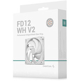 DeepCool FD12 WH V2, Gehäuselüfter weiß, 120 mm