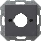 Gira Zentralplatte für 22,5 mm, Abdeckung anthrazit, Retail