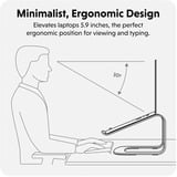  HyperSpace Ergonomischer Notebookständer, Halterung grau
