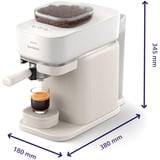 Philips Baristina BAR300/00 , Espressomaschine weiß, 1550 Watt