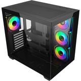 Cooler Master Elite 681 , Tower-Gehäuse schwarz, Tempered Glass x 2