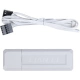 Lian Li UNI FAN CL120 Wireless, Gehäuselüfter weiß, 3er Pack inkl. Controller, Reverse, 120 mm