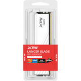 ADATA DIMM 16 GB DDR5-6000, Arbeitsspeicher weiß, AX5U6000C2816G-SLABRWH, XPG Lancer Blade RGB, INTEL XMP, AMD EXPO