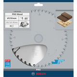 Bosch Professional PRO Wood Kreissägeblatt, Ø 210mm, 36Z Bohrung 30mm, für Handkreissägen
