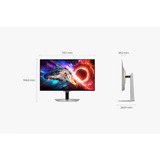 Samsung Odeyssey OLED G8 S32HG800SUX, Gaming-Monitor 80.3 cm (32 Zoll), silber, UltraHD/4K, DP, HDMI, USB-C, USB-Hub, 240Hz Panel