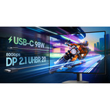 Samsung Odeyssey OLED G8 S32HG800SUX, Gaming-Monitor 80.3 cm (32 Zoll), silber, UltraHD/4K, DP, HDMI, USB-C, USB-Hub, 240Hz Panel