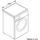 Bosch WUU28T22 Serie 6, Waschmaschine weiß