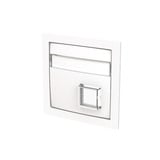 Busch-Jaeger Zentalscheibe einteilig signalieren 1571 CN-44G, Abdeckung weiß, Retail