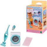 EPOCH Sylvanian Families - Waschmaschine & Staubsauger, Konstruktionsspielzeug 