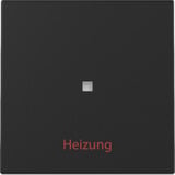 Gira Wippe Kontrollfenster und Heizung Ein Aus schwarz, Retail