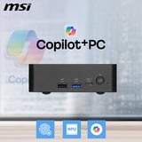 MSI Cubi NUC AI+ 3MG-007DE, Mini-PC schwarz, Windows 11 Pro