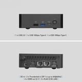 MSI Cubi NUC AI+ 3MG-007DE, Mini-PC schwarz, Windows 11 Pro