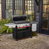 Weber Slate GPSB Premium Plancha, 76cm, Gasgrill Mit Seitenbrenner