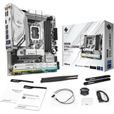ASRock B860M Steel Legend WiFi, Mainboard weiß