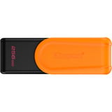 Kingston DataTraveler Exodia S 256GB, USB-Stick schwarz/orange, USB-A 3.2 Gen 1