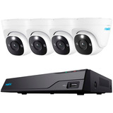 Reolink NVS8-8MD4, Set 1x NVR mit 2TB, 4x PoE Reolink 8 MP Überwachungskamera
