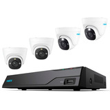 Reolink NVS8-8MD4, Set 1x NVR mit 2TB, 4x PoE Reolink 8 MP Überwachungskamera