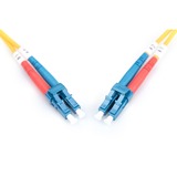 Digitus LWL Patchkabel, Duplex, LC > LC Stecker, Singlemode OS2 gelb, 2 Meter