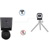 i-tec SOLOMON 700 STREAM 4K, Webcam schwarz/weiß