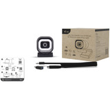 i-tec SOLOMON 700 STREAM 4K, Webcam schwarz/weiß