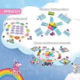 HABA Einhorn Glitzerglück - Spielesammlung, Denkspiel 