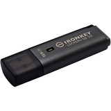 Kingston IronKey Locker+ 50 G2 128 GB, USB-Stick anthrazit, USB-A 3.2 Gen 1