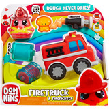 MGA Entertainment DohKins Firetruck & Firefighter, Kneten 