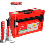fischer Dübel DuoLine Tanos-Box M173 hellgrau/rot, 713-teilig