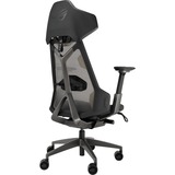 ASUS ROG Destrier Gaming-Stuhl black schwarz/grau, mobile Gaming-Armstützmodus, Akustikpaneel