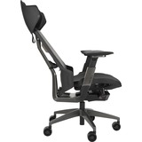 ASUS ROG Destrier Gaming-Stuhl black schwarz/grau, mobile Gaming-Armstützmodus, Akustikpaneel