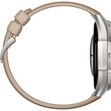 Huawei Watch GT 6 Pro (Atum-B29W), Smartwatch schwarz, Titangehäuse, braunes Nylonarmband