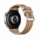 Huawei Watch GT 6 Pro (Atum-B29W), Smartwatch schwarz, Titangehäuse, braunes Nylonarmband