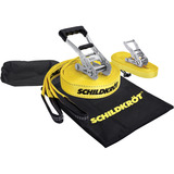 Schildkröt Slackline mit Teaching Line, Fitnessgerät 