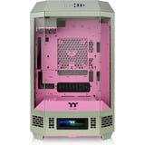 Thermaltake The Tower 300 Matcha Plum, Tower-Gehäuse hellgrün/rosa, Tempered Glass