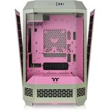Thermaltake The Tower 300 Matcha Plum, Tower-Gehäuse hellgrün/rosa, Tempered Glass