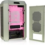 Thermaltake The Tower 300 Matcha Plum, Tower-Gehäuse hellgrün/rosa, Tempered Glass