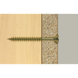 fischer Spanplattenschraube ClassicFast II 3,5x35 Senkkopf PZ 1.000 Stück, mit Teilgewinde