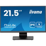 iiyama ProLite T2252MSC-B2AG, LED-Monitor 54.5 cm (21.5 Zoll), schwarz (matt), FHD, IPS, Touchscreen, HDMI, DP, Entspiegelung, 100Hz Panel
