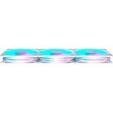ASUS TUF GAMING TR120 ARGB, Gehäuselüfter weiß/transparent, 3er Pack, 120 mm