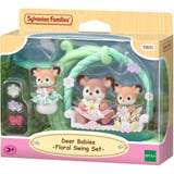 EPOCH Sylvanian Families - Reh Babys mit Blumenschaukel Spielset, Konstruktionsspielzeug 