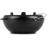 Petromax Gusseisener Topf Kazan 8 Liter schwarz, Ø 36cm