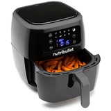 nutribullet Heißluftfritteuse XXL Digital Air Fryer schwarz/silber, 1.800 Watt, Korb 7 Liter