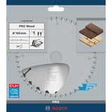 Bosch Professional PRO Wood Kreissägeblatt, Ø 160mm, 24Z Bohrung 20mm, für Handkreissägen