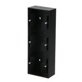 Busch-Jaeger Aufputz-Gehäuse 3-fach 1703-885 schwarz, Retail