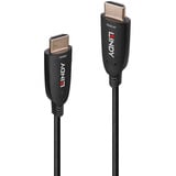 Lindy Fibre Optic Hybrid HDMI 2.1 8K60 Kabel schwarz, 50 Meter, AOC-Kabel